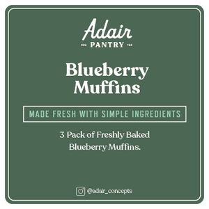 Blueberry Muffins — 3pk