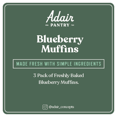 Blueberry Muffins — 3pk