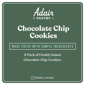 Chocolate Chip Cookies — 6pk