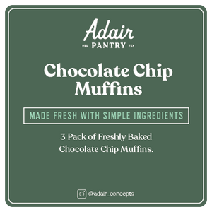 Chocolate Chip Muffins — 3pk