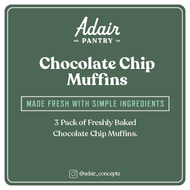 Chocolate Chip Muffins — 3pk
