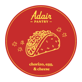 chorizo egg cheese breakfast taco fresh Houston wholesale Adair Pantry