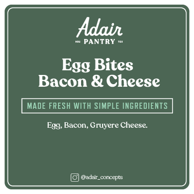 Egg Bites — Bacon & Cheese